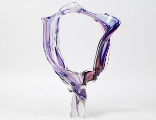 DAVID GOLDHAGEN 20TH CENTURY ART GLASS SCULPTURE