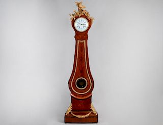 FD. BERTHOULD LOUIS XV STYLE TALL CASE CLOCK
