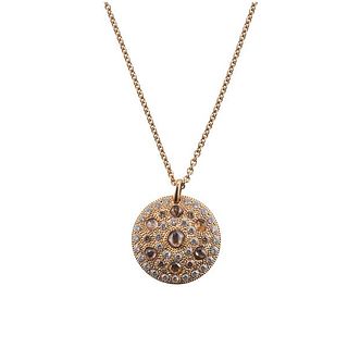De Beers Talisman 18k Gold Diamond Pendant Necklace 