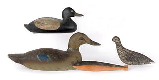 Two carved and painted duck decoys, early 20th c.,