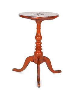 Pennsylvania Queen Anne candlestand, ca. 1800, wit