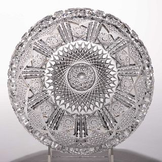 AMERICAN BRILLIANT CUT GLASS PAIRPOINT "MYRTLE" BOWL