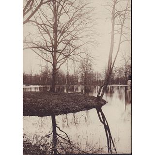 Photographic Print of Lake in the Forest of Mendon, France