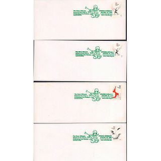 8pc Alexander Calder Artist 1998 32cent Stamps