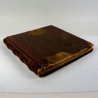 Late 19th Century Stevens Coal Co. Leatherbound Payroll Book