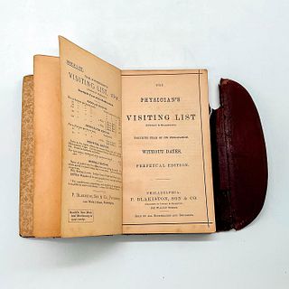 Leatherbound Journal, The Physician's Visiting List