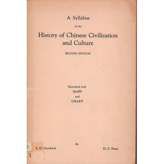 Vintage Book, History of Chineses Civilization and Culture