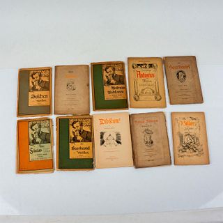10pc Antique Wilhelm Busch Paperback Booklets
