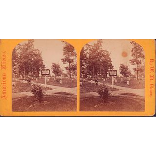 Antique Stereograph Photography, Arlington Military Cemetary