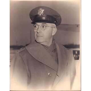Vintage Photograph of WWII Air Force Lieutenant General