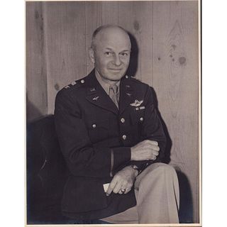 Vintage Portrait of WWII Air Force General
