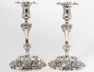 PAIR OF TIFFANY & CO. STERLING SILVER CANDLESTICKS