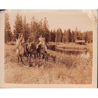 Original Monochrome Photograph, Galloping Observation