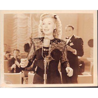 Original Monochrome Photograph, Golden Singer