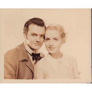 Original Monochrome Photograph, Bill Shirley and Mary Lee in Three Little Sisters