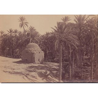 Antique Monochrome Photograph, Oasis de Tozeur