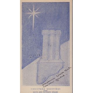 Vintage Daycroft Art Christmas Greeting Card