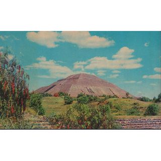 Vintage Postcard, Piramides De San Juan, Mexico