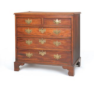 George III mahogany chest of drawers, ca. 1770, 33