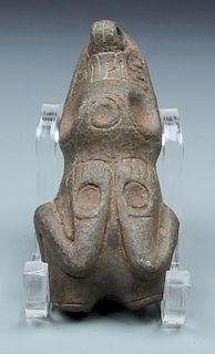 Taino Crocodile Cohoba Inhaler (1000-1500 CE)