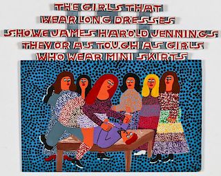 James Harold Jennings (1930-1999) "The Girls That Wear Long Dresses..."