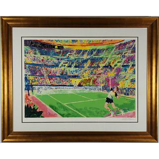 LeRoy Neimans - "Volvo Masters" - Framed Limited Edition Serigraph on Paper