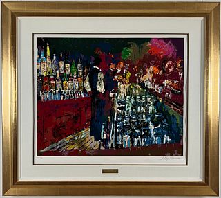 Leroy Neiman - "Chicago Key Club Bar" - Framed Neimans Neiman by LeRoy Neiman - Limited Edition Serigraph on Paper