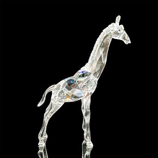 Swarovski Silver Crystal Figurine, Baby Giraffe