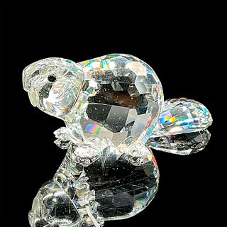 Swarovski Silver Crystal Figurine, Beaver
