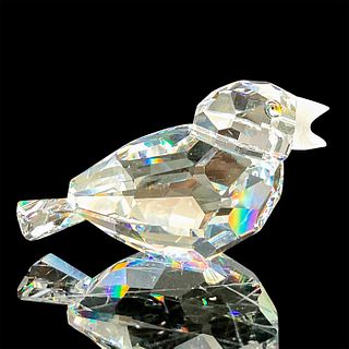 Swarovski Silver Crystal Figurine, Sparrow