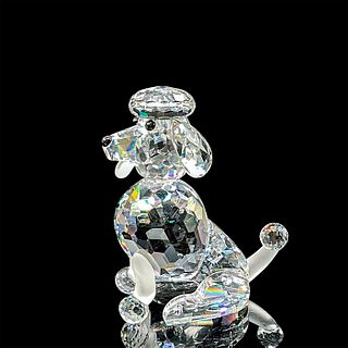 Swarovski Crystal Figurine, Poodle