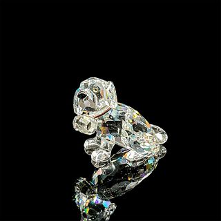 Swarovski Silver Crystal Figurine, St. Bernard Puppy