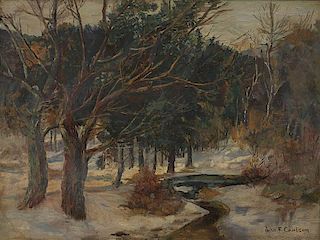 John Fabian Carlson 1874 - 1945 | Winter Stream