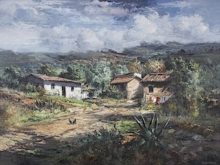 Jose Vives-Atsara 1919 - 2004 | Countryside on Monday