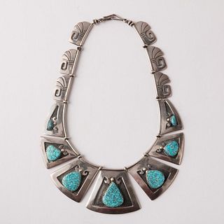 Lewis Lomay Hopi Turquoise Necklace