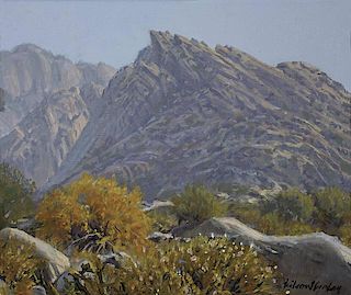 Wilson Hurley 1924 - 2008 AOA, NAWA | Autumn Sunlight - La Cueva