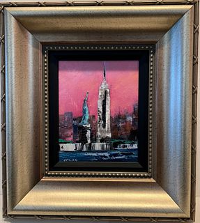Victor Spahn - Liberty Salute - Framed Original Painting on Canvas