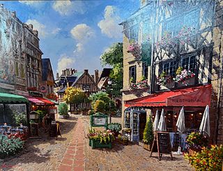 Sam Park - "CAEN" - Deluxe Edition, Limited Edition Serigraph on Canvas