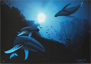 WYLAND - Whale Vision - Limited Edition Giclee on Canvas