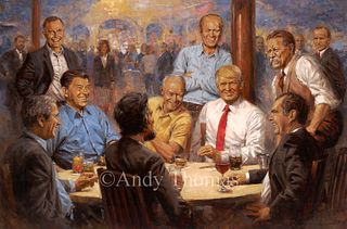 Andy Thomas - Republican Club - Tribute Edition Giclee on Canvas