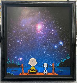 Charles Schultz - Peanuts Stars - Framed Limited Edition Chromatic Pigment Ink Fine Art Print on