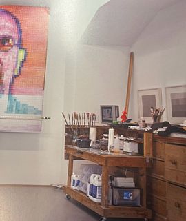 Chuck Close "Untitled" Print.