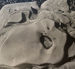 Edward Weston "Eroded Rock" Print.