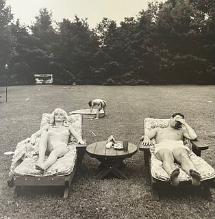 Diane Arbus "Family on Lawn one Sunday" Print.