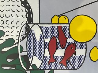 Roy Lichtenstein "Golf Ball" Print.