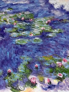 Claude Monet "Water Lilies, 1914" Oil Painting