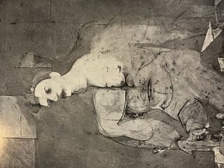 Willem de Kooning "Seated Figure" Print.