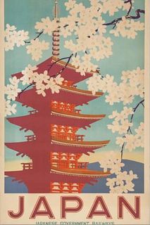 Japan Poster on Canvas