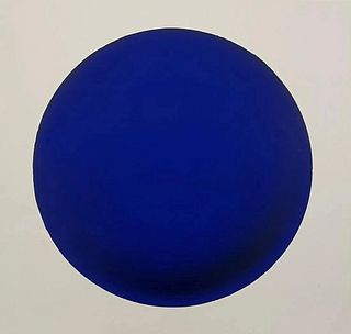 Yves Klein "Blue Circle" Serigraph