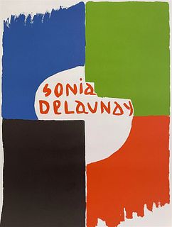 Sonia Delaunay "Untitled" Offset Lithograph
